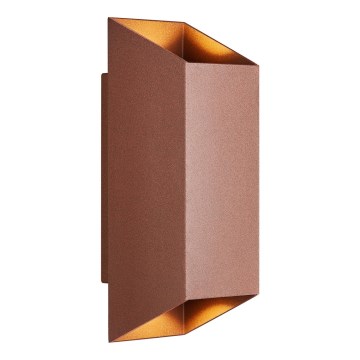 Nordlux - Zunanja stenska svetilka NICO 2xGU10/35W/230V IP54 rjava
