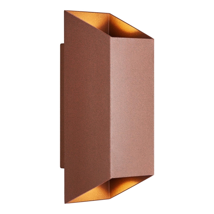 Nordlux - Zunanja stenska svetilka NICO 2xGU10/35W/230V IP54 rjava