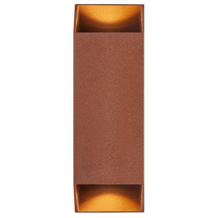 Nordlux - Zunanja stenska svetilka NICO 2xGU10/35W/230V IP54 rjava