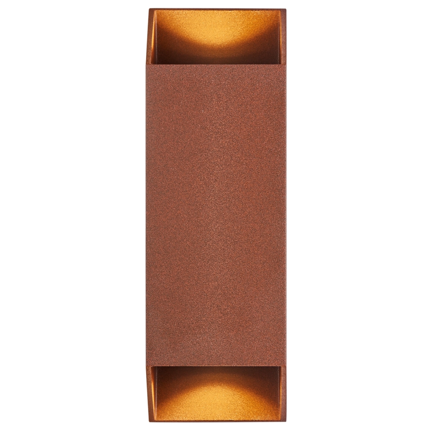Nordlux - Zunanja stenska svetilka NICO 2xGU10/35W/230V IP54 rjava