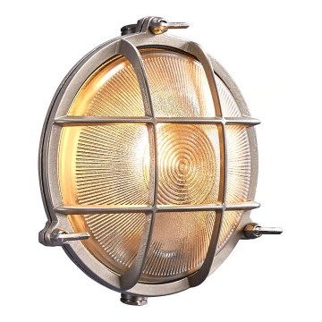 Nordlux - Zunanja stenska svetilka POLPERRO 1xE27/12,5W/230V IP64 siva
