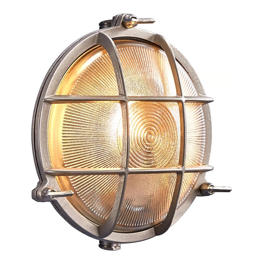 Nordlux - Zunanja stenska svetilka POLPERRO 1xE27/12,5W/230V IP64 siva