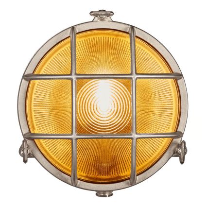 Nordlux - Zunanja stenska svetilka POLPERRO 1xE27/12,5W/230V IP64 siva