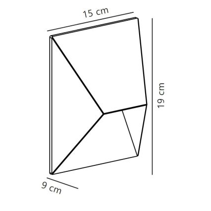 Nordlux - Zunanja stenska svetilka PONTIO 1xGU10/25W/230V IP54