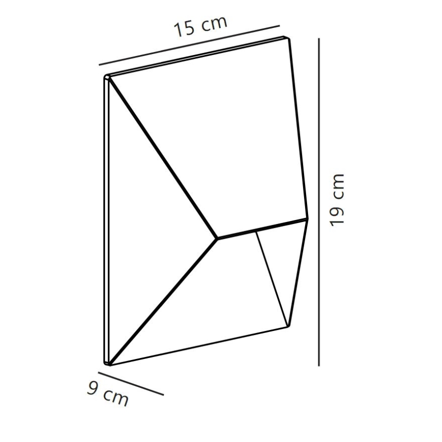 Nordlux - Zunanja stenska svetilka PONTIO 1xGU10/25W/230V IP54