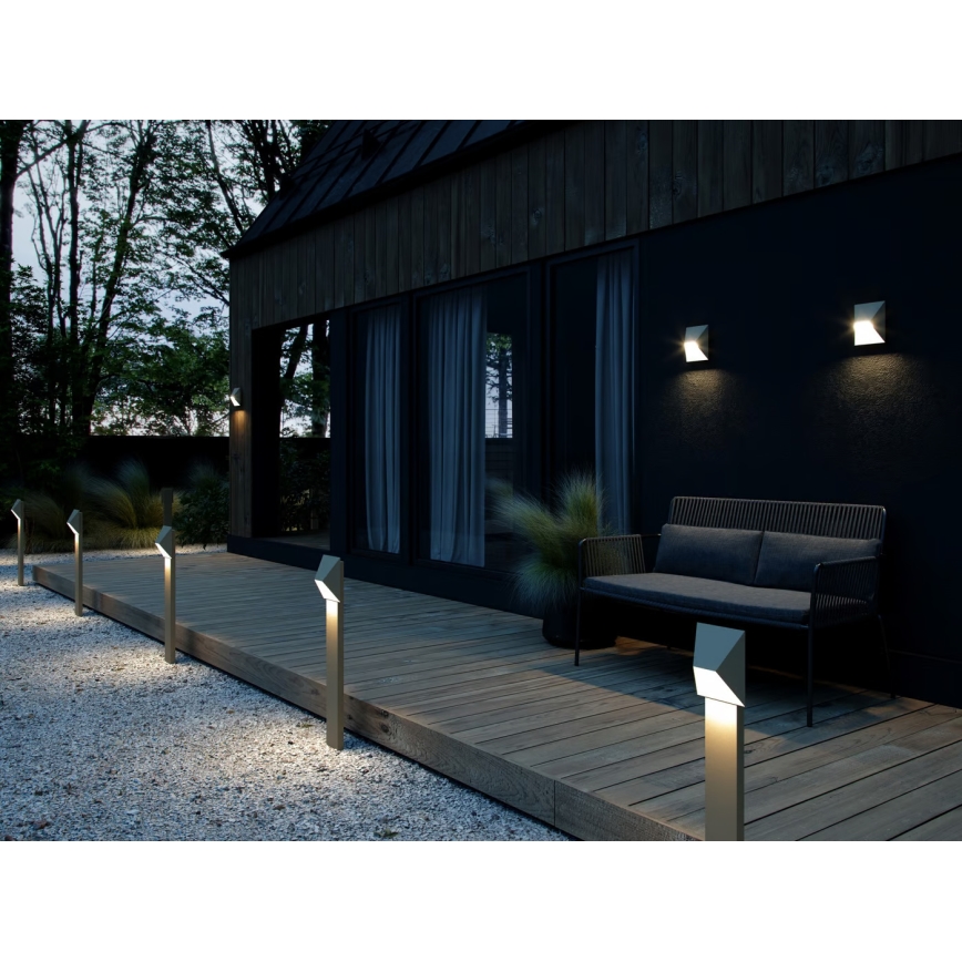 Nordlux - Zunanja stenska svetilka PONTIO 1xGU10/25W/230V krem barva