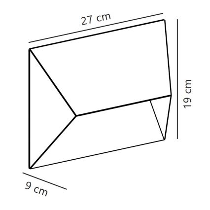 Nordlux - Zunanja stenska svetilka PONTIO 2xGU10/25W/230V IP54 krem barva