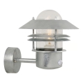 Nordlux - Zunanja stenska svetilka s senzorjem BLOKHUS 1xE27/60W/230V IP54