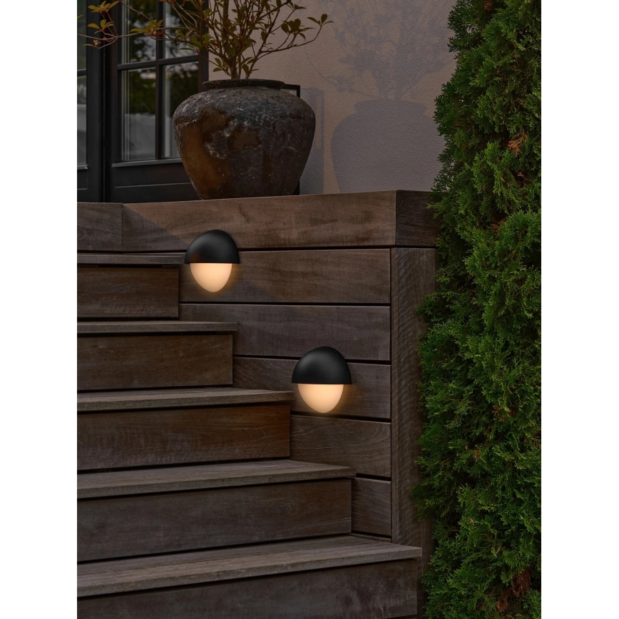Nordlux - Zunanja stenska svetilka SCORPIUS 1xE14/15W/230V IP44 črna