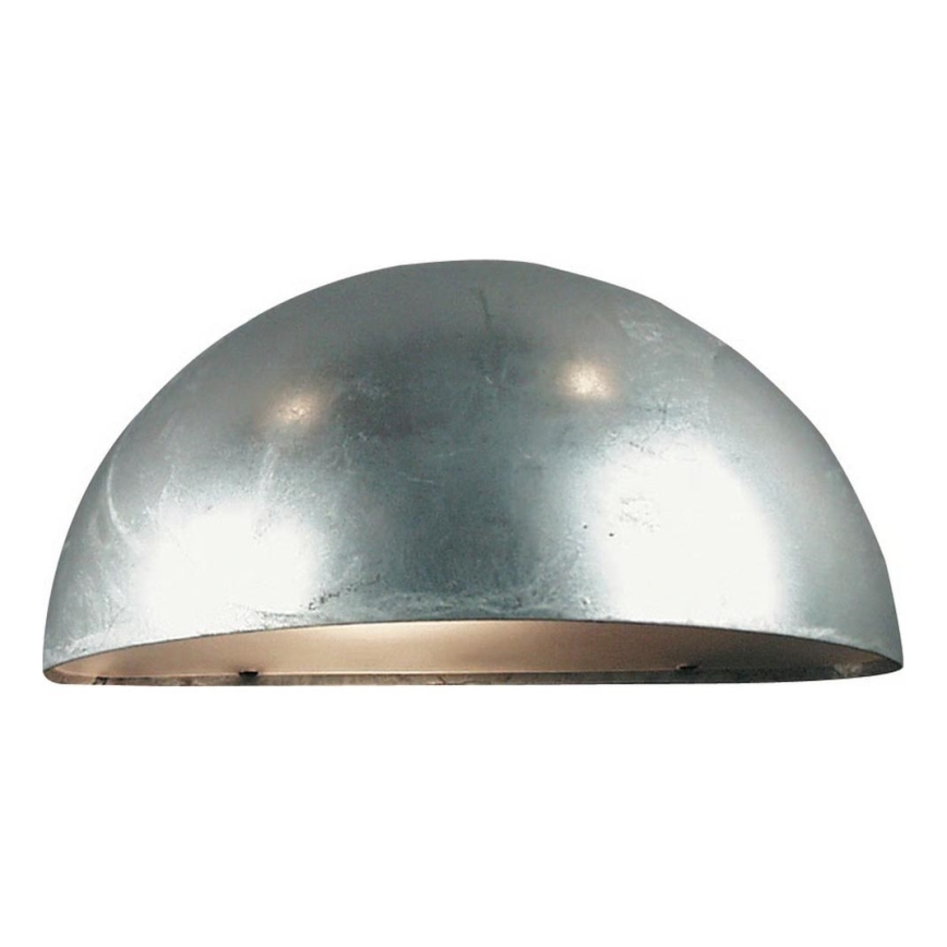 Nordlux - Zunanja stenska svetilka SCORPIUS 1xE27/60W/230V IP33 srebrna