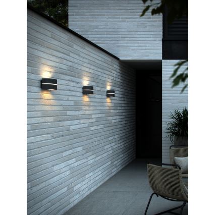 Nordlux - Zunanja stenska svetilka SIBELIS 1xE27/10W/230V IP44 antracit