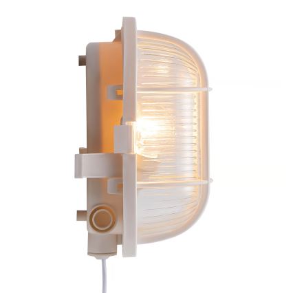 Nordlux - Zunanja stenska svetilka SKOTLAMPE 1xE27/60W/230V IP44 bela