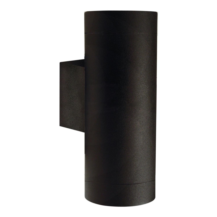 Nordlux - Zunanja stenska svetilka TIN 2xGU10/35W/230V IP54 črna