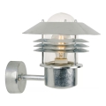 Nordlux - Zunanja stenska svetilka VEJERS 1xE27/60W/230V IP54 srebrna