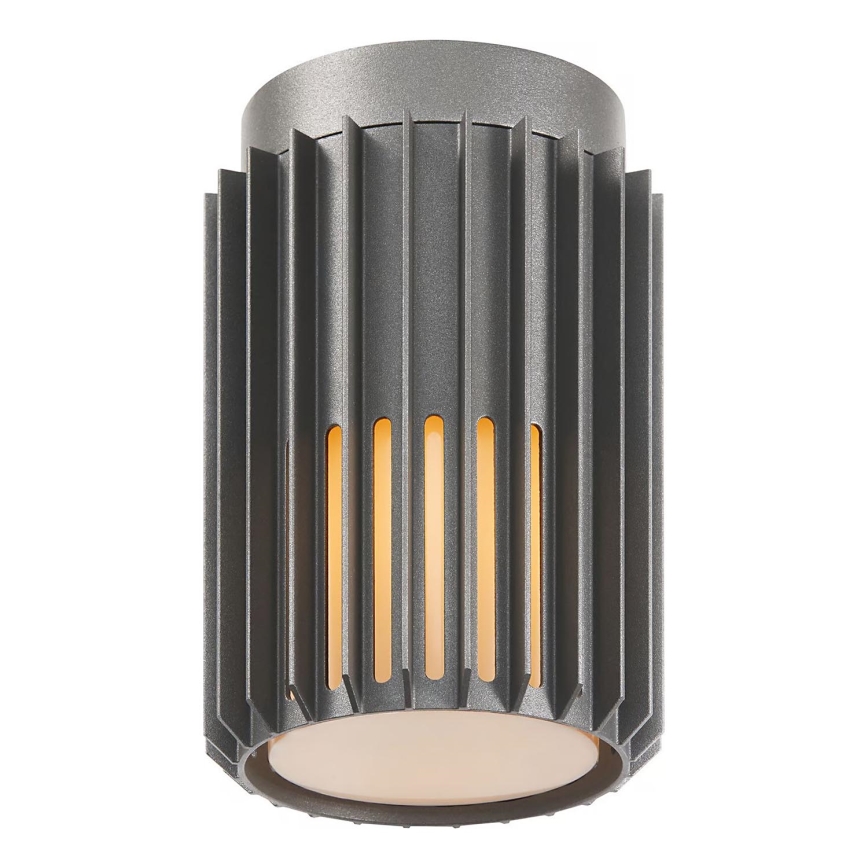 Nordlux - Zunanja stropna svetilka ALUDRA 1xE27/15W/230V antracit