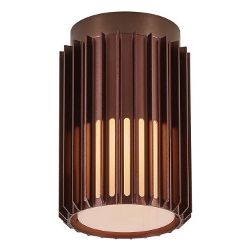 Nordlux - Zunanja stropna svetilka ALUDRA 1xE27/15W/230V rjava
