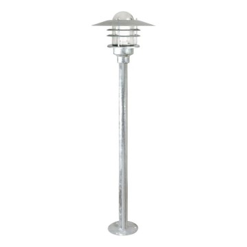 Nordlux - Zunanja svetilka AGGER 1xE27/60W/230V IP54 srebrna
