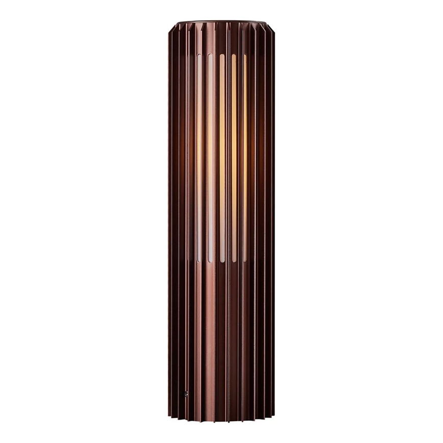 Nordlux - Zunanja svetilka ALUDRA 1xE27/15W/230V IP44 rjava 45,4 cm