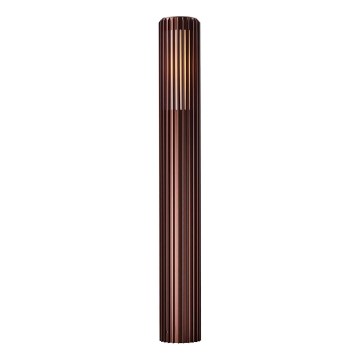 Nordlux - Zunanja svetilka ALUDRA 1xE27/15W/230V IP44 rjava 95,4 cm