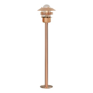 Nordlux - Zunanja svetilka BLOKHUS 1xE27/60W/230V IP54 medena