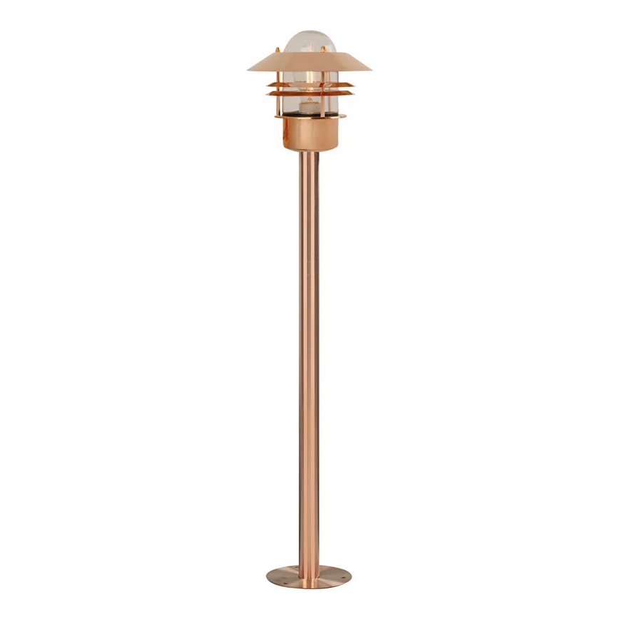 Nordlux - Zunanja svetilka BLOKHUS 1xE27/60W/230V IP54 medena