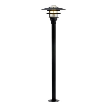 Nordlux - Zunanja svetilka LONSTRUP 1xE27/60W/230V IP44 črna 116 cm