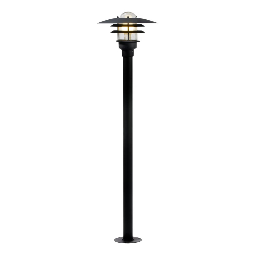 Nordlux - Zunanja svetilka LONSTRUP 1xE27/60W/230V IP44 črna 116 cm