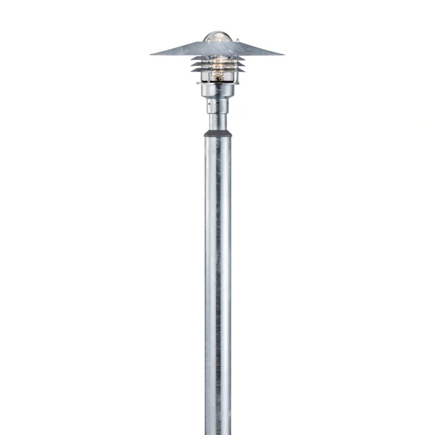Nordlux - Zunanja svetilka VEJERS 1xE27/60W/230V IP54 srebrna