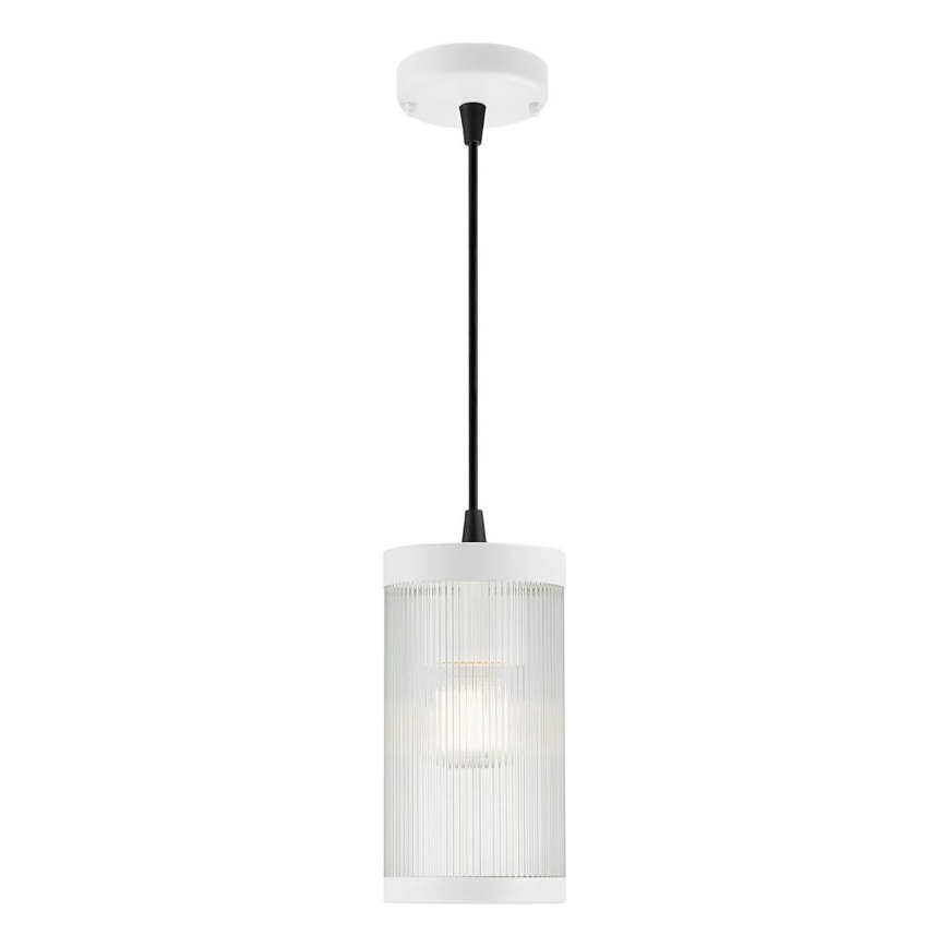 Nordlux - Zunanji lestenec na vrvici COUPAR 1xE27/25W/230V IP33 bela
