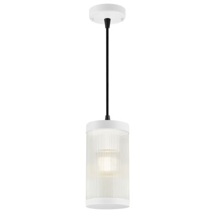 Nordlux - Zunanji lestenec na vrvici COUPAR 1xE27/25W/230V IP33 bela