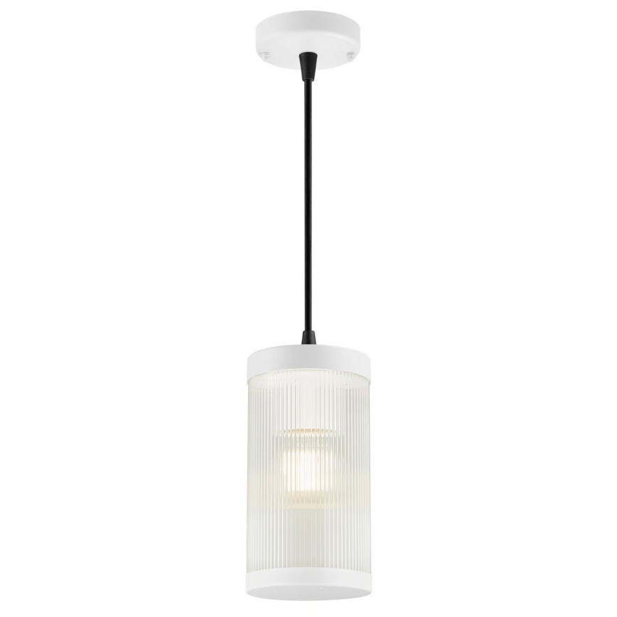 Nordlux - Zunanji lestenec na vrvici COUPAR 1xE27/25W/230V IP33 bela