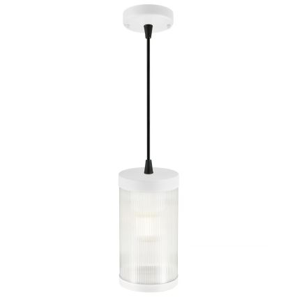 Nordlux - Zunanji lestenec na vrvici COUPAR 1xE27/25W/230V IP33 bela