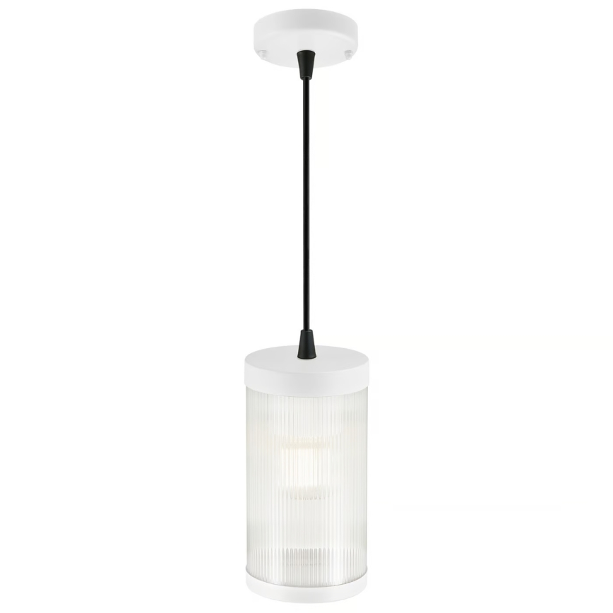 Nordlux - Zunanji lestenec na vrvici COUPAR 1xE27/25W/230V IP33 bela
