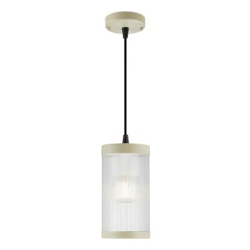 Nordlux - Zunanji lestenec na vrvici COUPAR 1xE27/25W/230V IP33 krem barva