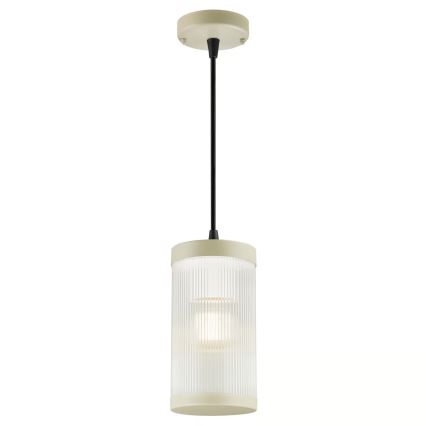 Nordlux - Zunanji lestenec na vrvici COUPAR 1xE27/25W/230V IP33 krem barva