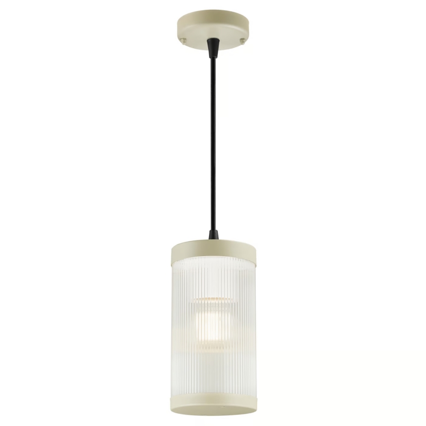 Nordlux - Zunanji lestenec na vrvici COUPAR 1xE27/25W/230V IP33 krem barva