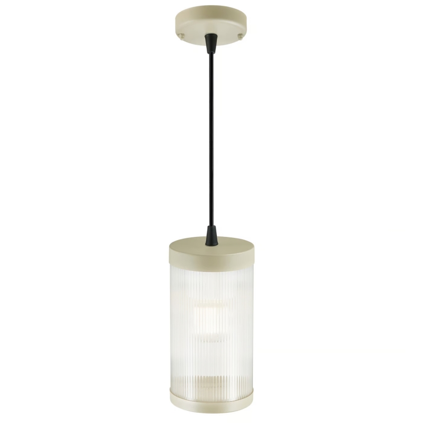 Nordlux - Zunanji lestenec na vrvici COUPAR 1xE27/25W/230V IP33 krem barva