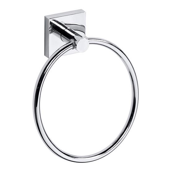 Nosilec za brisače 16,8 x 18,8 cm, srebrne barve