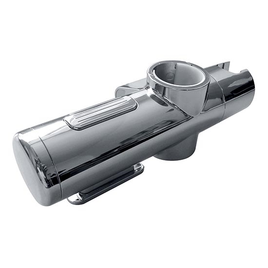 Nosilec za tuš 18,2x6 cm, srebrne barve