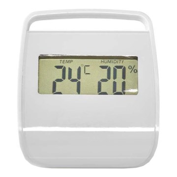 Notranji termometer z merilnikom vlažnosti 1xLR54