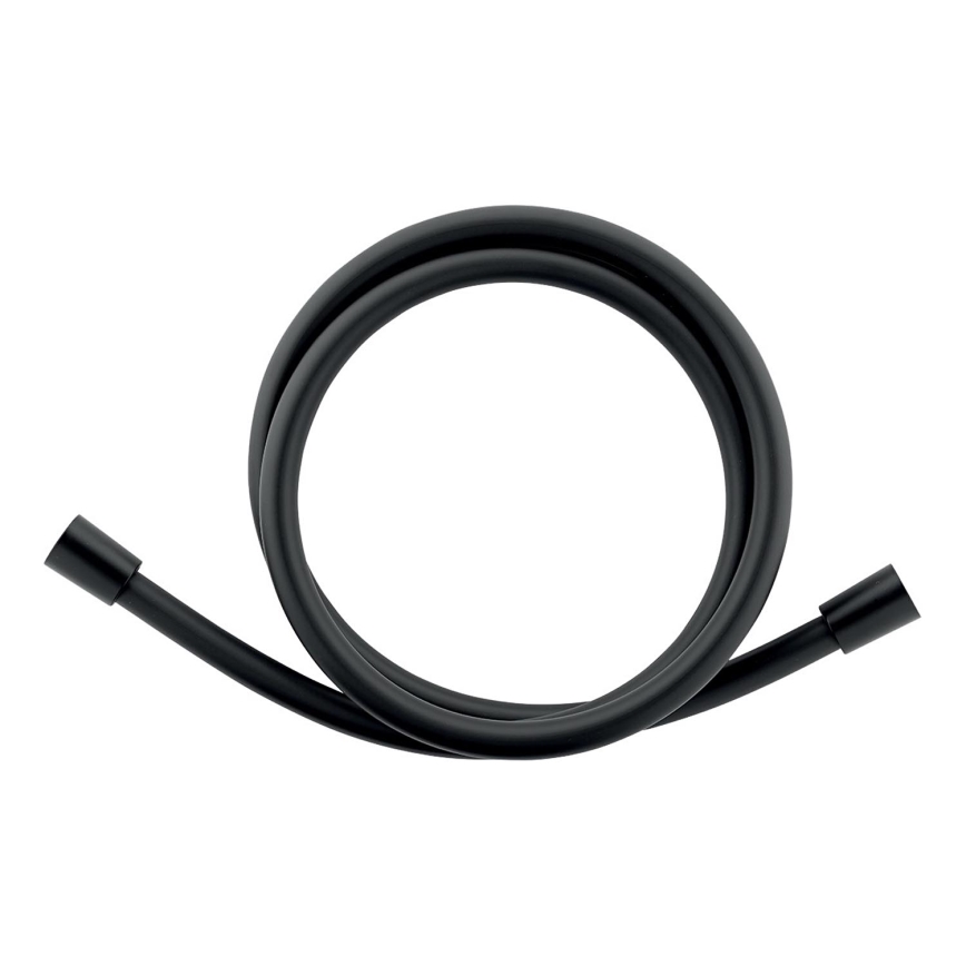 Novaservis - Cev za tuš plastika 150 cm mat črna