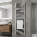 Novaservis - Kopalniški brisačni radiator 423W/230V 160x45 cm, sijajni krom, raven