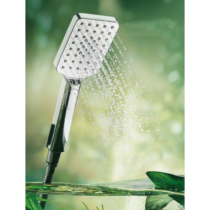 Novaservis - Kopalniški komplet za kad z baterijo METALIA, sijajni krom