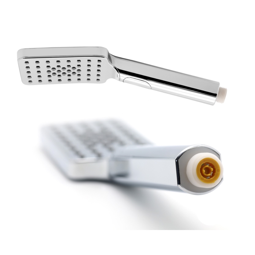 Novaservis - Kopalniški komplet za kad z baterijo METALIA, sijajni krom