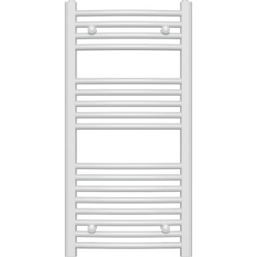 Novaservis - Kopalniški lestevni radiator 365W/230V 90x45 cm bel zaobljen