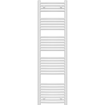 Novaservis - Kopalniški radiator v obliki lestve, 648W/230V, 160x45 cm, bel, zaobljen