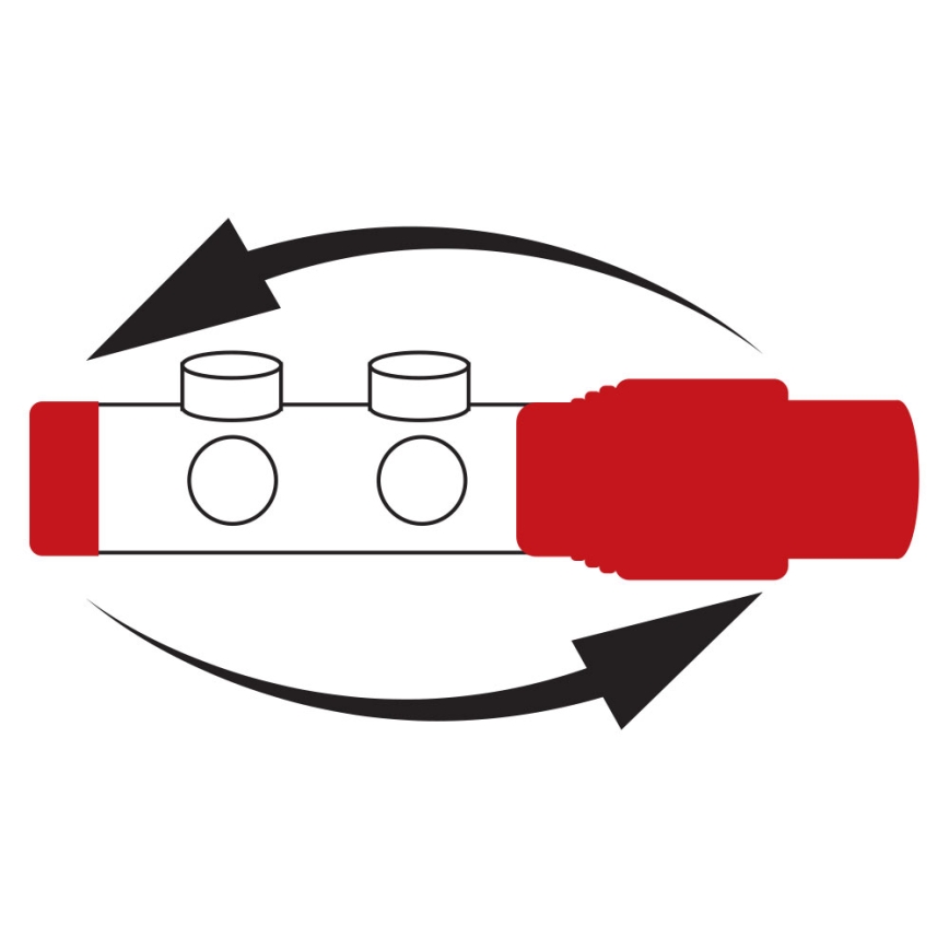 Novaservis - kotni komplet za radiatorje s sredinskim priključkom, črne barve