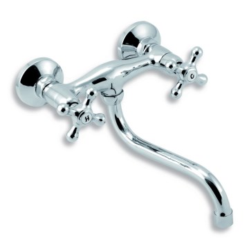Novaservis - Pipa za pomivalno korito/umivalnik TITANIA RETRO sijajni krom