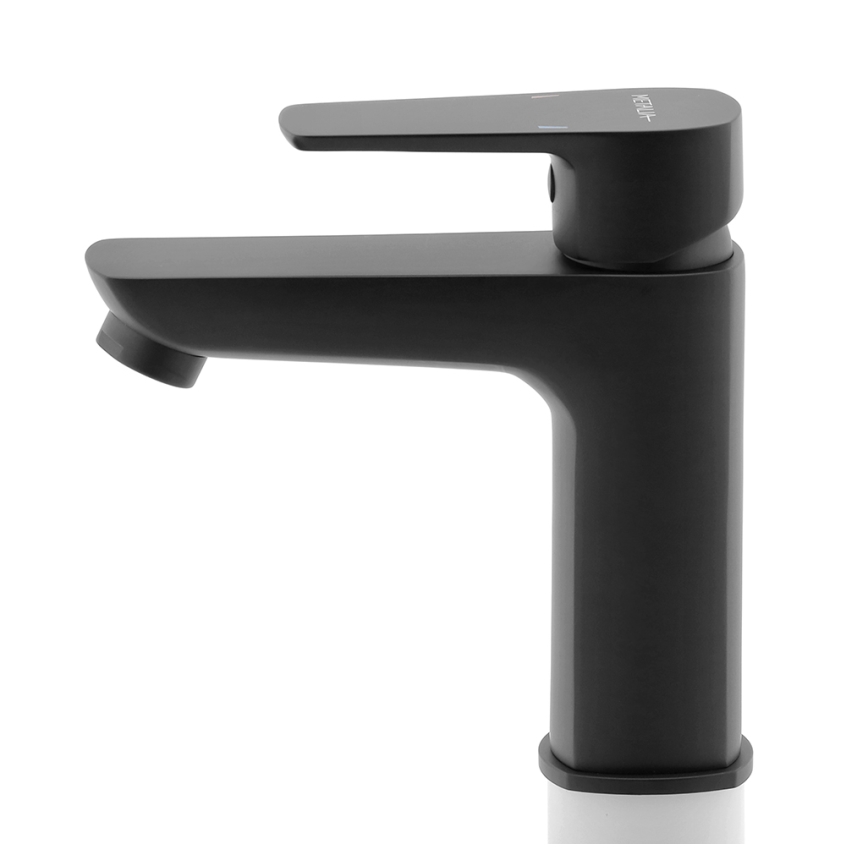 Novaservis - Pipa za umivalnik METALIA ECO 15,2 cm mat črna