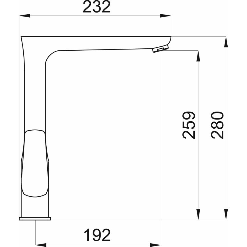 Novaservis - Pomivalna armatura METALIA, sijajni krom